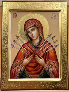 Богородица «Семистрельная» Образец 15 Полевской